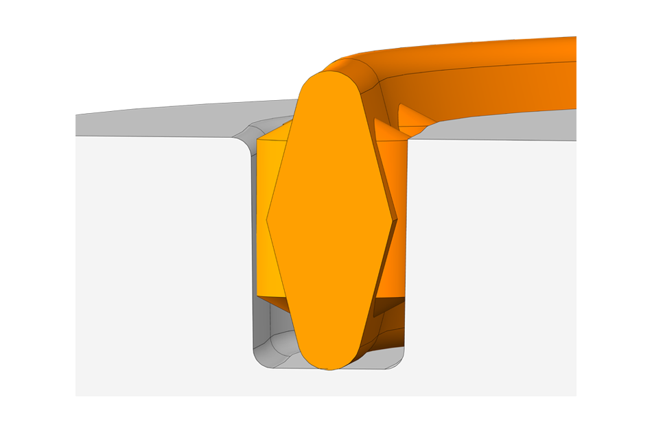 PressInPlace (PIP) Seals Inherently SelfRetaining Darcoid